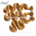 Fashion color body wave top quality cheap price 100% remy human hair wholesale price hair weaving